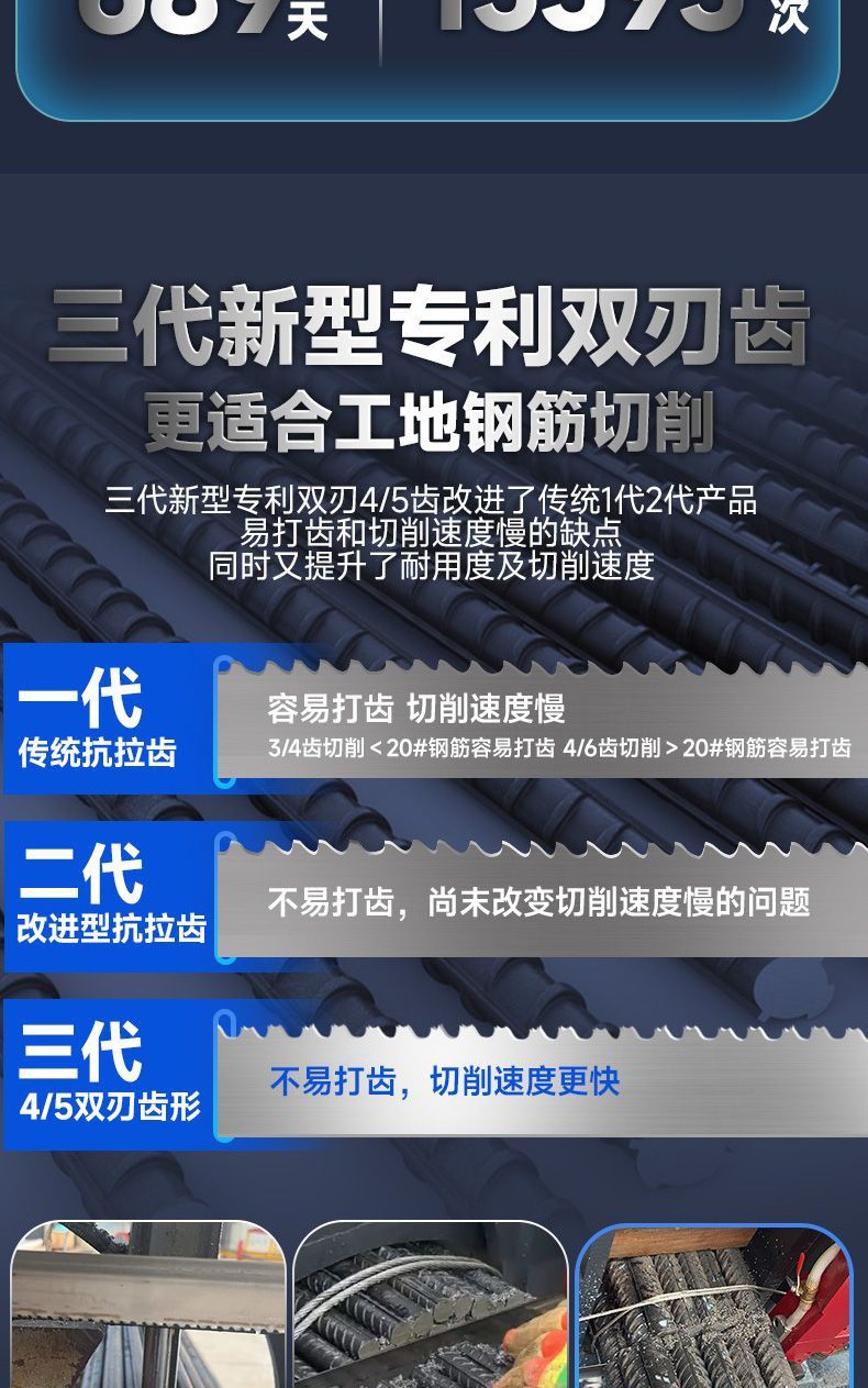 M42双刃齿通用型双金属带锯条产品介绍2
